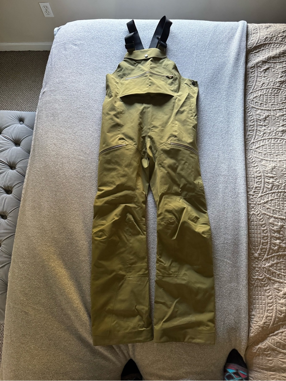 Norrøna Tamok Pro Women’s Ski Bib Pants Olive Drab Small